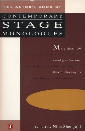 The Actor's Book of Contemporary Stage Monologues: More Than 150 Monologues from More Than 70 Playwrights image number 0
