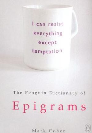The Penguin Dictionary of Epigrams image number 0
