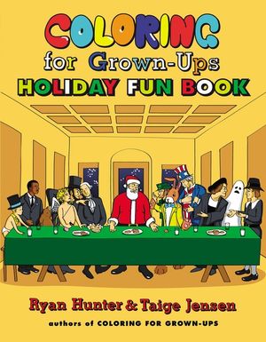 Coloring for Grown-Ups Holiday Fun Book image number 0