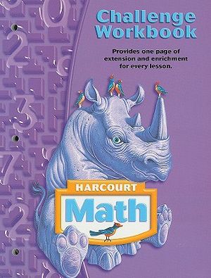 Harcourt Math: Challenge Workbook, Grade 4 image number 0