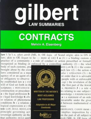 Gilbert Law Summaries : Contracts image number 0