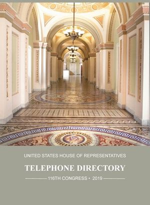 United States House of Representatives Telephone Directory, 2019 image number 0