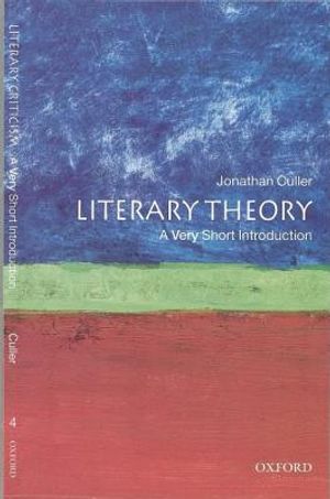 Literary Theory: A Very Short Introduction image number 0