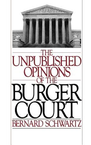 The Unpublished Opinions of the Burger Court image number 0