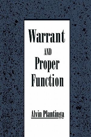 Warrant and Proper Function image number 0