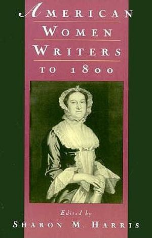 American Women Writers to 1800 image number 0