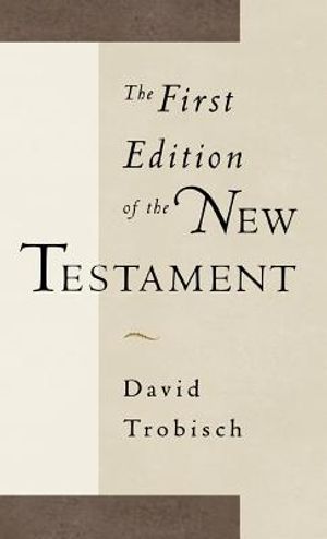 The First Edition of the New Testament image number 0