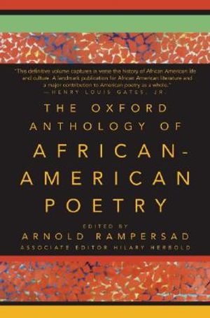 The Oxford Anthology of African-American Poetry image number 0