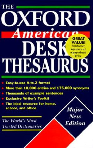 The Oxford American Desk Thesaurus image number 0