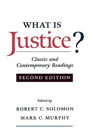 What Is Justice?: Classic and Contemporary Readings image number 0