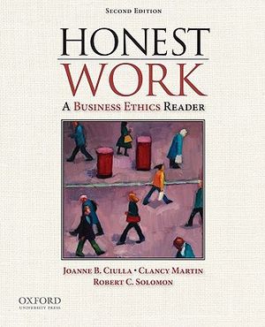 Honest Work: A Business Ethics Reader image number 0