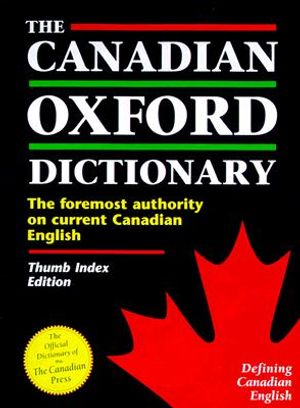The Canadian Oxford Dictionary: Thumb-Indexed image number 0