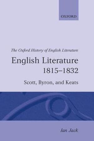 English Literature 1815-1832: Scott, Byron, and Keats image number 0