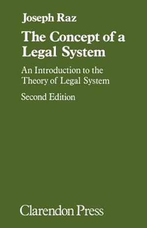 The Concept of a Legal System: An Introduction to the Theory of the Legal System image number 0
