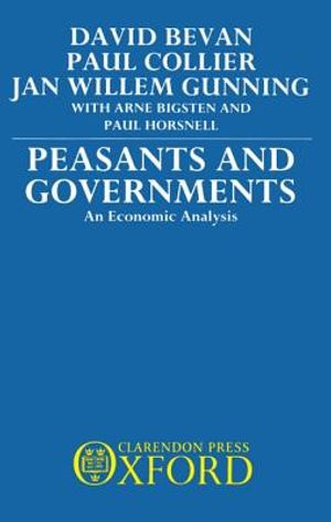 Peasants and Governments - An Economic Analysis image number 0