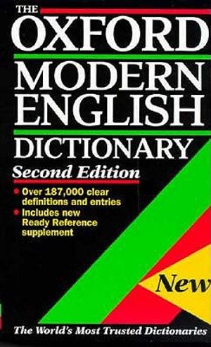 The Oxford Modern English Dictionary image number 0
