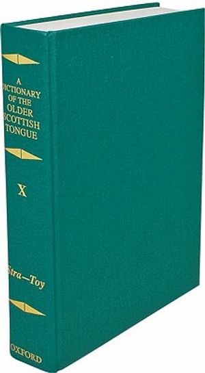 A Dictionary of the Older Scottish Tongue from the Twelfth Century to the End of the Seventeenth: Volume 10 (Stra-3ere) image number 0