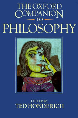 The Oxford Companion to Philosophy image number 0