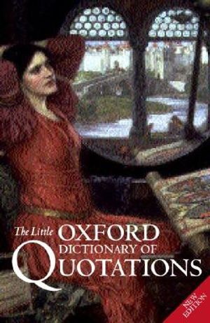 The Little Oxford Dictionary of Quotations image number 0