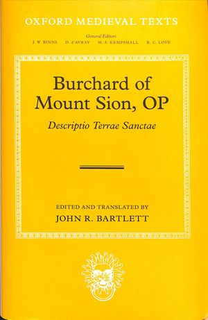 Burchard of Mount Sion, O. P.: Descriptio Terrae Sanctae image number 0