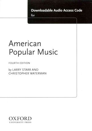 American Popular Music MP3 Download Access Card image number 0