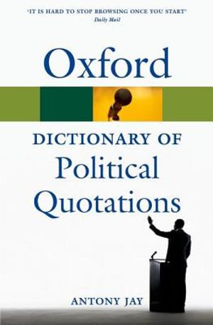 Oxford Dictionary of Political Quotations image number 0