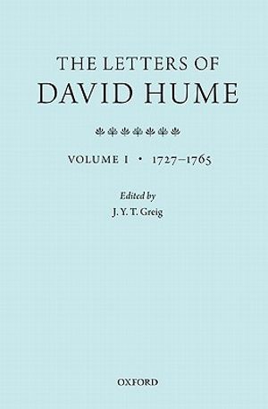The Letters of David Hume: Volume 1 image number 0