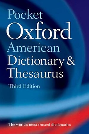 Pocket Oxford American Dictionary and Thesaurus image number 0