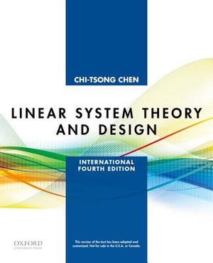 Linear System Theory and Design: International Fourth Edition image number 0