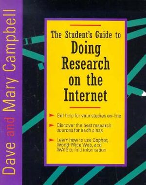 The Student's Guide to Doing Research on the Internet image number 0