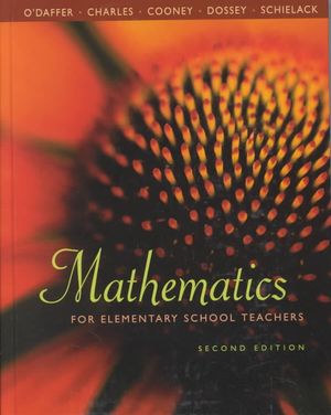 Mathematics for Elementary School Teachers image number 0