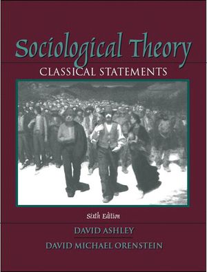 Sociological Theory: Classical Statements image number 0