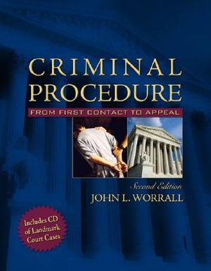 Criminal Procedure: From First Contact to Appeal [With CDROM] image number 0