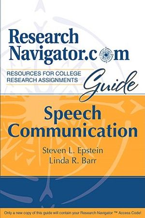 Researchnavigator.com Guide: Speech Communication (Valuepack Item Only) image number 0