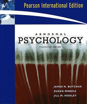 Abnormal Psychology. James Butcher, Susan Mineka, Jill M. Hooley image number 0