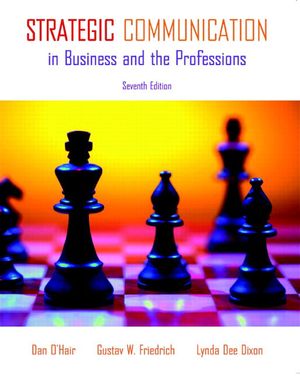 Strategic Communication in Business and the Professions image number 0