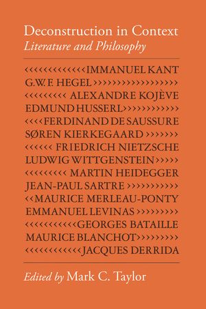 Deconstruction in Context: Literature and Philosophy image number 0