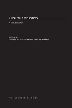English Stylistics: A Bibliography image number 0