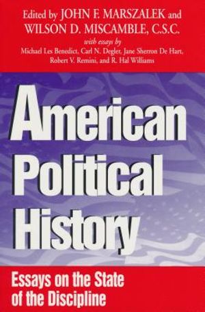 American Political History: Essays on State of Discipline image number 0