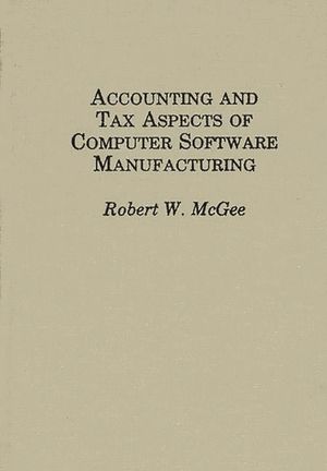 Accounting and Tax Aspects of Computer Software Manufacturing image number 0