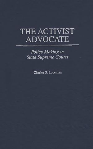 John Andrew Frey: Policy Making in State Supreme Courts image number 0
