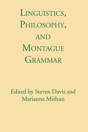 Linguistics, Philosophy, and Montague Grammar image number 0