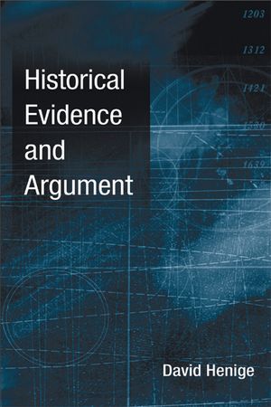 Historical Evidence and Argument image number 0