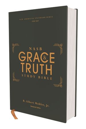 Nasb, the Grace and Truth Study Bible, Hardcover, Green, Red Letter, 1995 Text, Comfort Print image number 0