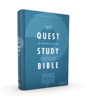 Niv, Quest Study Bible, Hardcover, Comfort Print: The Only Q and A Study Bible image number 0