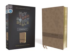 Niv, Teen Study Bible, Compact, Leathersoft, Brown, Comfort Print image number 0