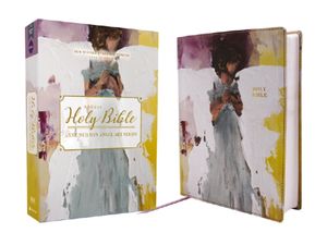 Nrsvue, Holy Bible, Anne Neilson Fine Art Series, Leathersoft, Multi-Purple, Comfort Print image number 0