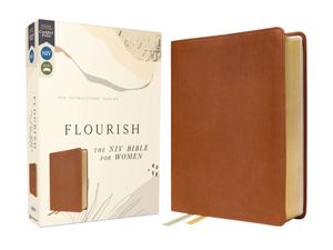 Flourish: The NIV Bible for Women, Leathersoft, Brown, Comfort Print image number 0