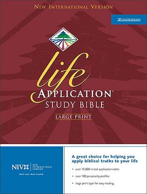 Life Application Study Bible-NIV-Large Print image number 0