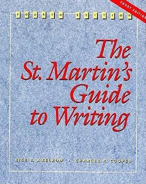 The St. Martin's Guide to Writing: Shorter Version image number 0